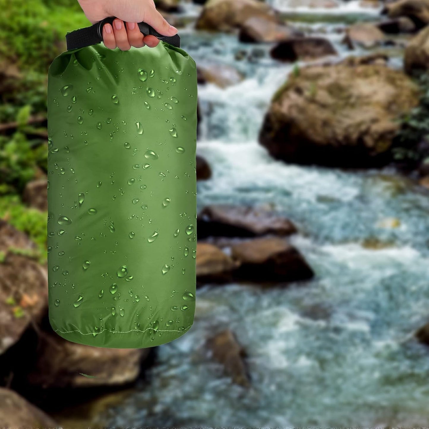 Shappy Waterproof Dry Bag Set - 6 Pcs Ultralight Stuff Sacks for Camping & Outdoor Gear | 20/15/10/8/5/3L