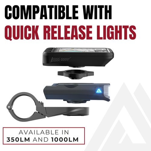 KOM Cycling Wahoo Elemnt Roam & Elemnt Bolt Out Front Handlebar Mount from Bike Mount Designed for Wahoo Elemnt, Roam, Elemnt Bolt, & Elemnt Mini (Wahoo Aero)