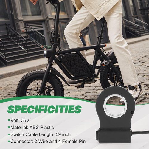Rendrox 36V Ebike Power Switch Compatible with Jetson Bolt Pro/Bolt Up/Atlas & DYU D3F/D2F Electric Bike