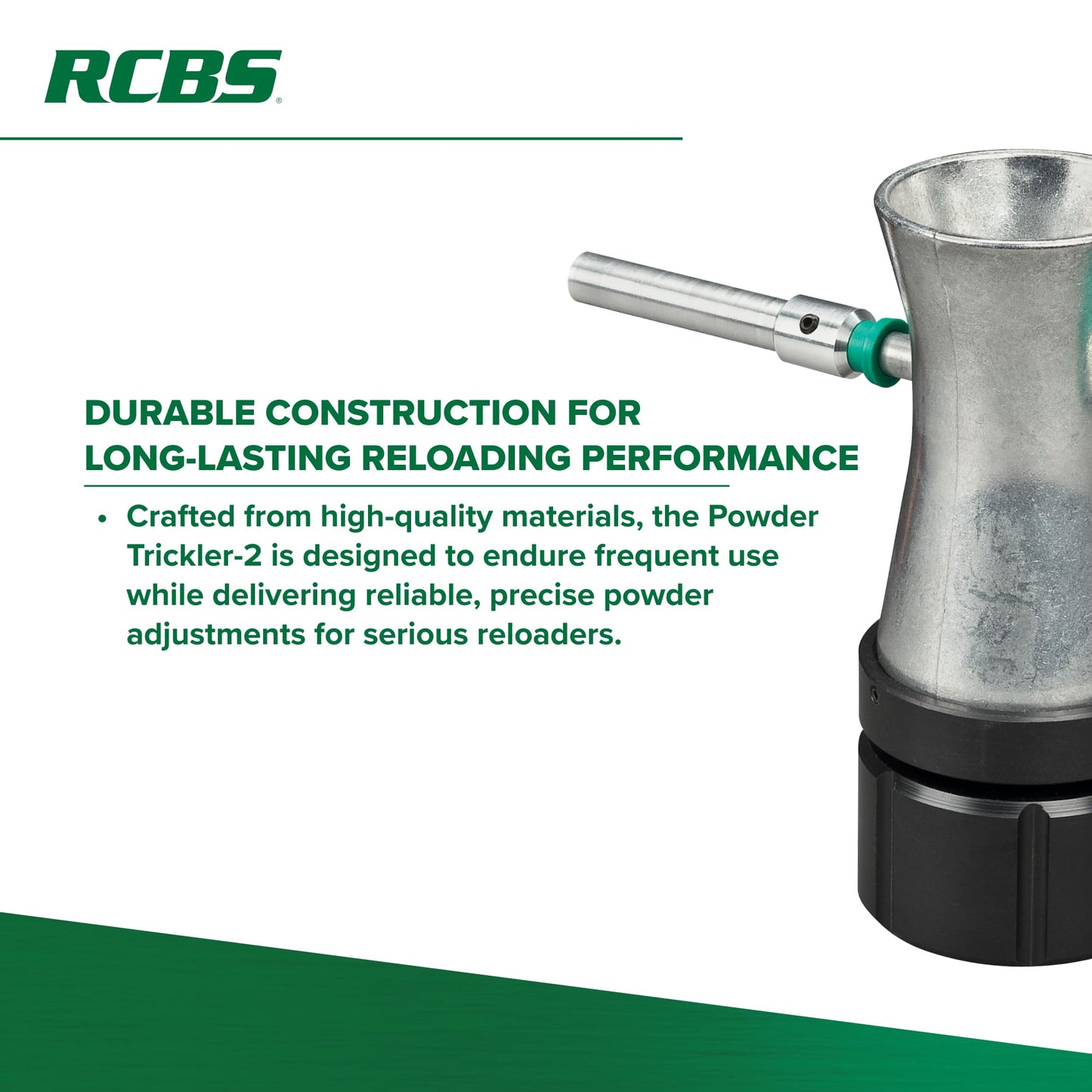 RCBS Powder Trickler - 9089 , Green