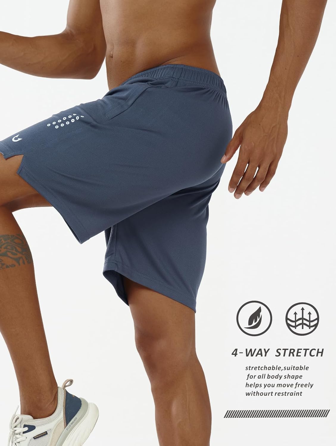 NORTHYARD Men's Athletic Basketball Shorts - Quick Dry, Lightweight Mesh | Available in 5", 7", 10" Sizes