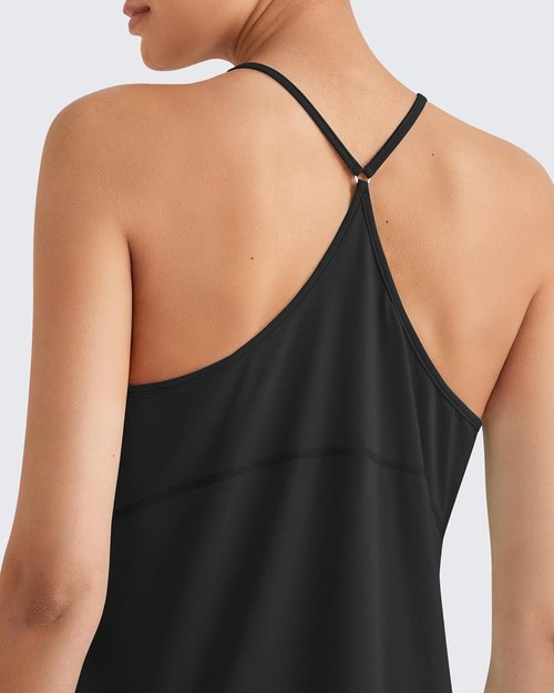 G4Free Women's Athletic Tank Top - Lightweight Racerback Gym & Pilates Top | Loose Fit Running Wear