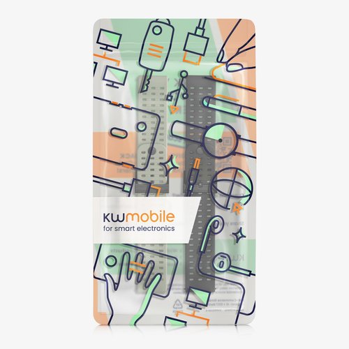 kwmobile Straps Compatible with Suunto 9 Peak Pro/ 9 peak / 5 peak/Vertical Straps - 2x Replacement Silicone Watch Bands - Black/Pastel Green