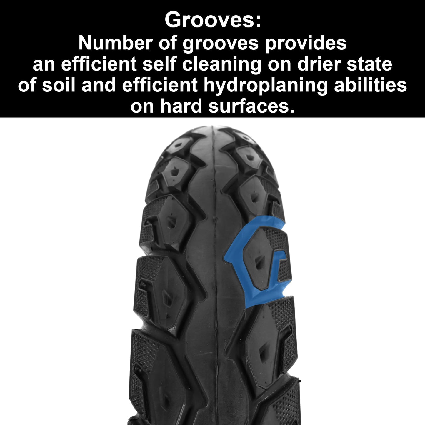 SOGIME 14X2.125 Electric Bike Tire Tubeless with Angled Valve, 14 inch E-Bike Tire Explosion-Proof for Electric Folding Bikes,E-Bikes and E-Scooters-2 Pack