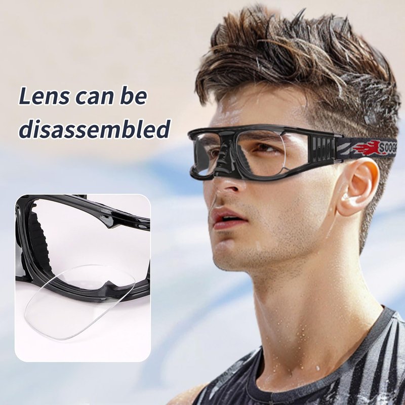 SooGree Sport Goggles Racquetball Goggles Basketball Soccer Football Protective Eyewear Safety Glasses Lens Replaceable