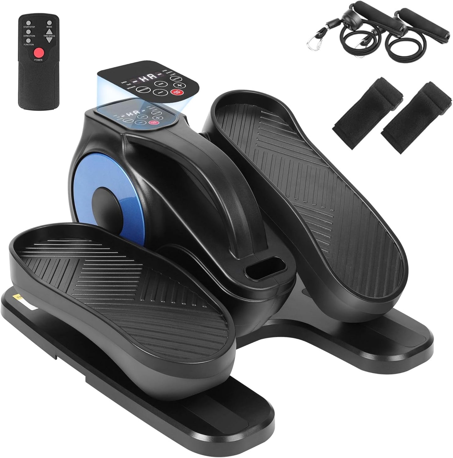 Under Desk Elliptical Machine by As Seen on TV - Portable Leg Exerciser with 12 Speeds & Modes | Ideal for Seniors