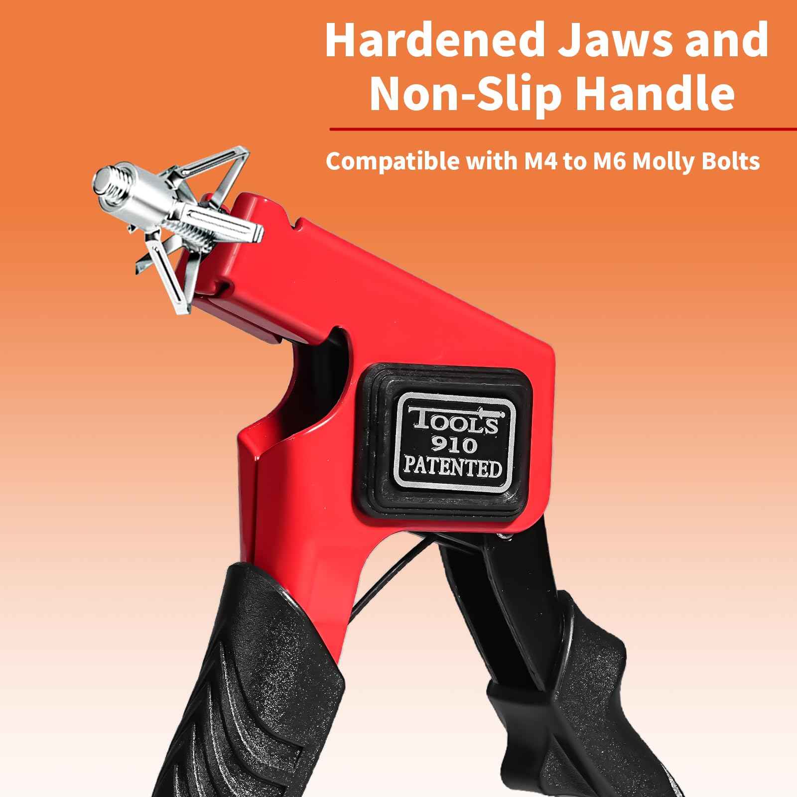 GOOBETTER Molly Bolts for Drywall Plaster Wall, Hollow Wall Anchors Drywall Screw Gun for Picture Frames, Shelves, and Towel Racks 40pcs Heavy Duty Hollow Wall Anchors in 8 Size Screws Incl