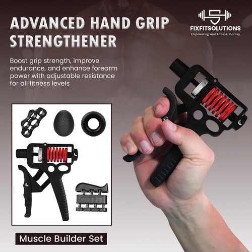 Grip Strengthener Kit by [Brand Name] - 5 Pack Adjustable Resistance for Forearm and Hand Strength