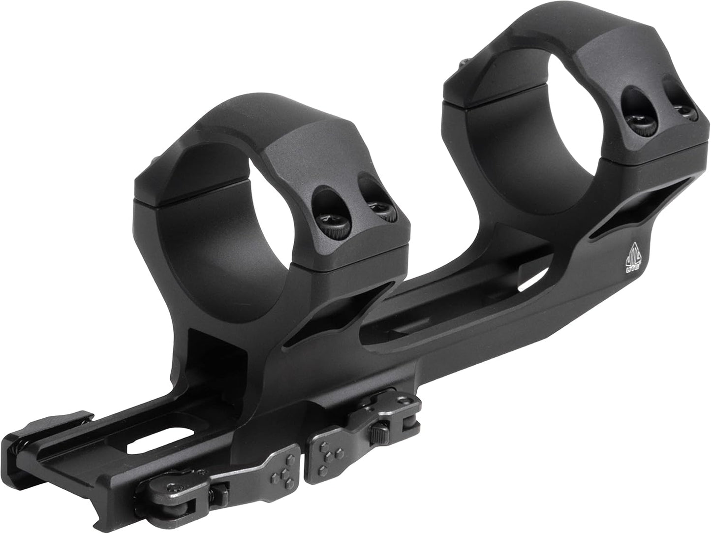 UTG ACCU-SYNC QR 34mm Scope Mount - X-High Pro with 70mm Offset in Sleek Black