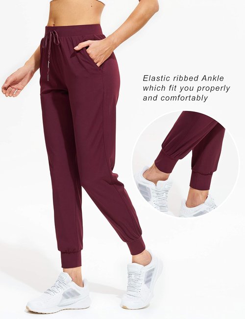 Libin Women's Athletic Joggers - Tapered Sweatpants with Pockets for Casual Workouts | Petite/Regular/Tall