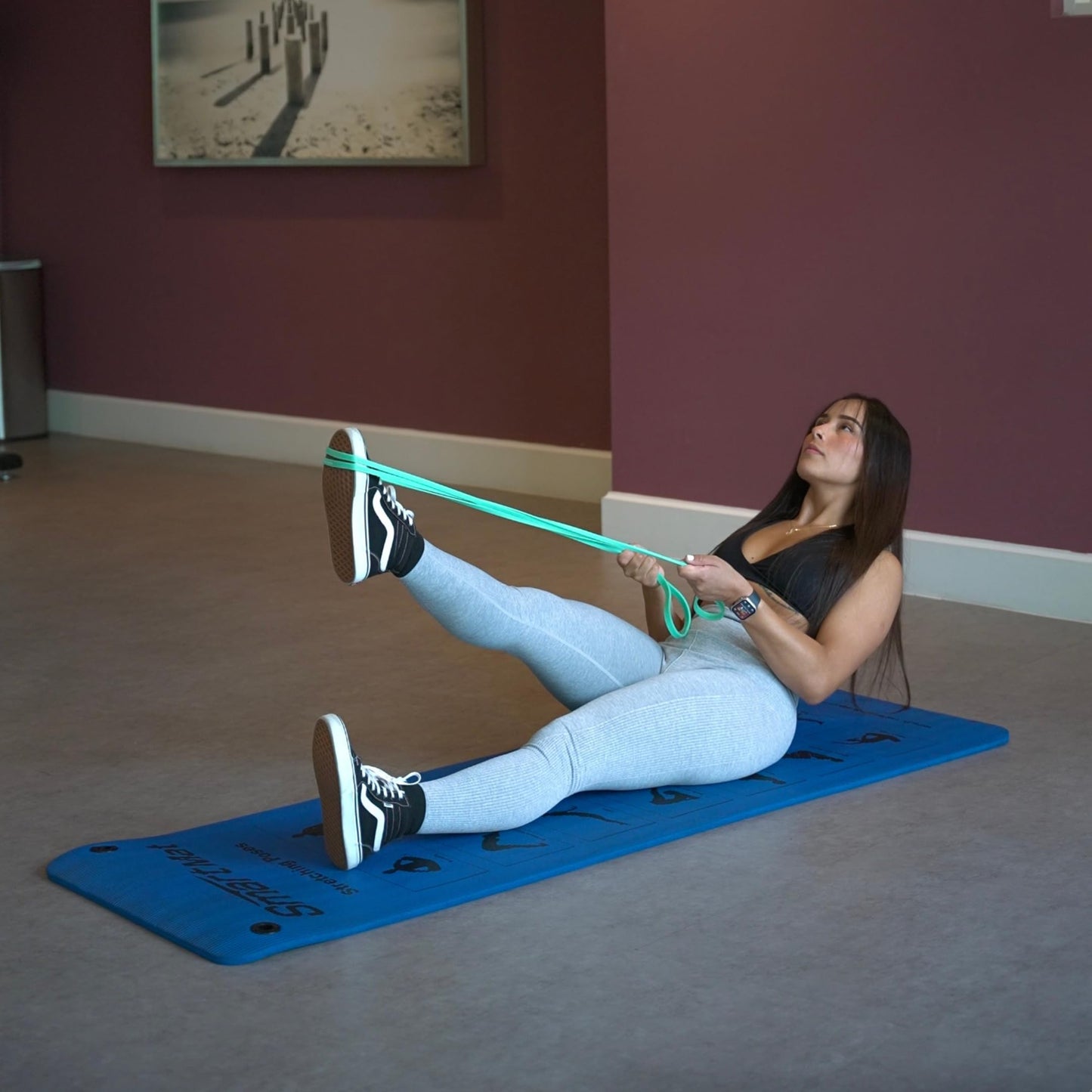 Resistance Band for Workouts, Physical Therapy, Jumprope, Pilates, Loop Style Stretch Band for Working Out
