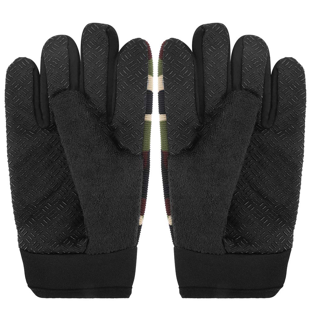Accmor Kids Cycling Gloves, 4-10 Years Boys Girls Sport Gloves, Breathable Non-Slip Full Finger for Child Climbing Riding Biking Outdoor Sports