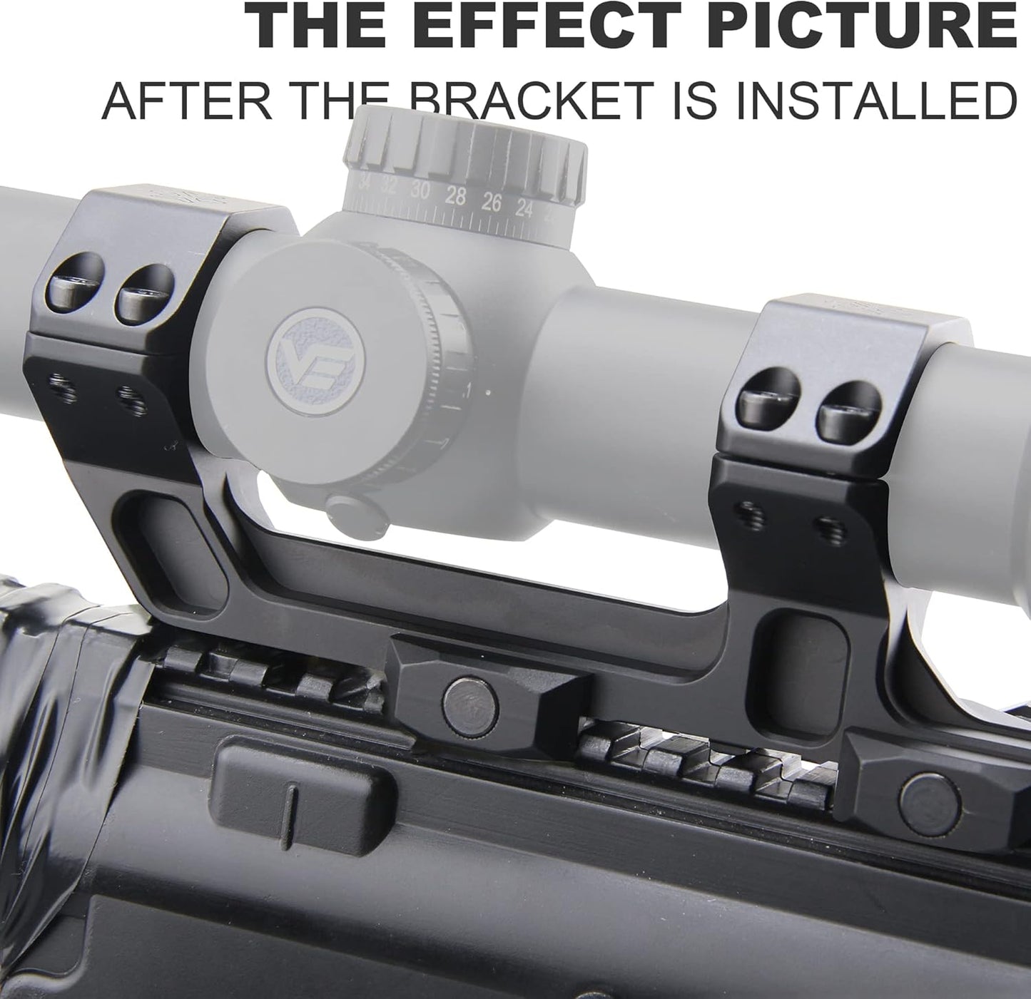 Victoptics 30mm Picatinny Scope Mount - Extended Design for Enhanced Stability and Accuracy