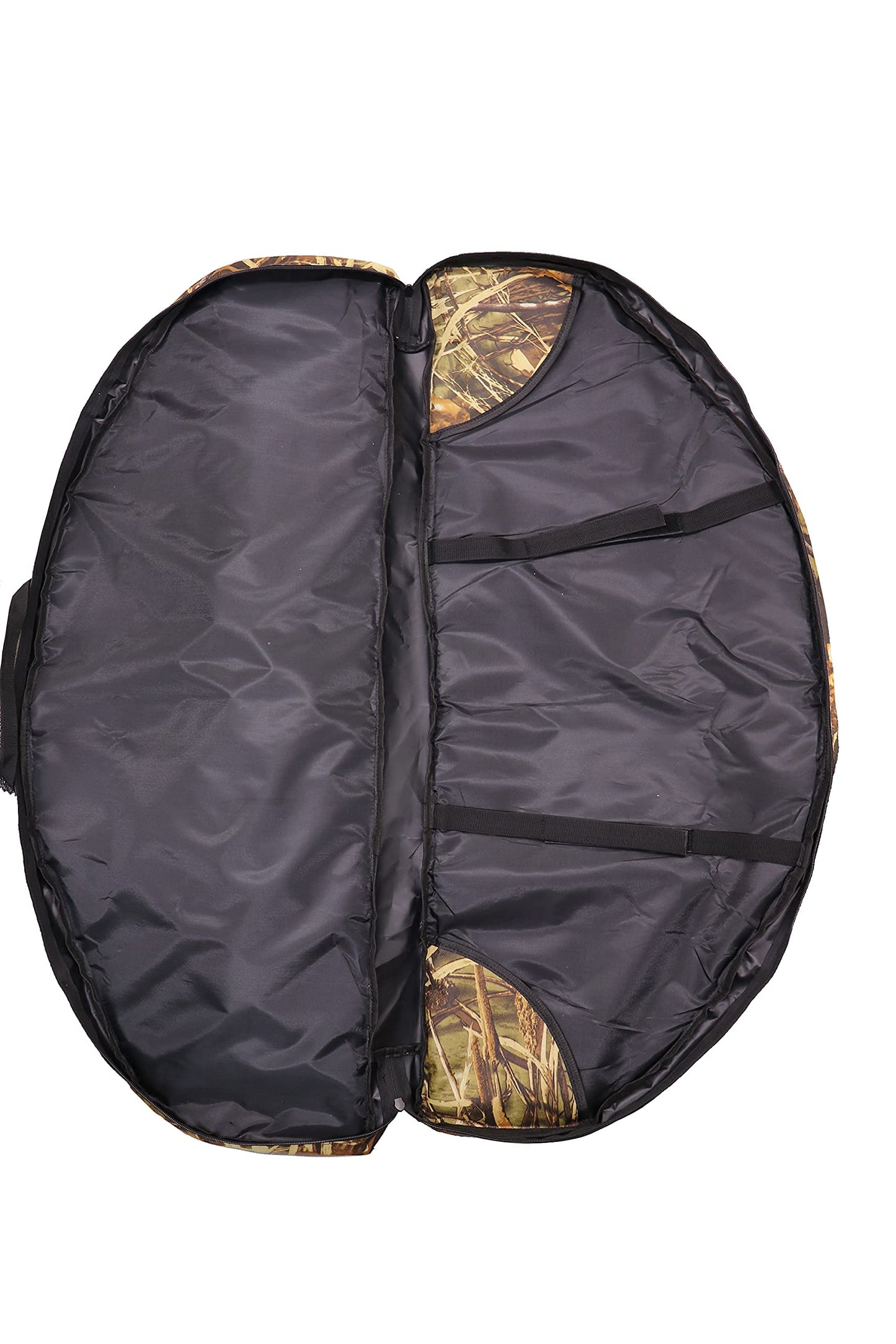 Silfrae Compound Bow Case Soft Bow Padded Case Light-Weight Bow Carry Bag with Arrow Pocket (Withered grass, L)