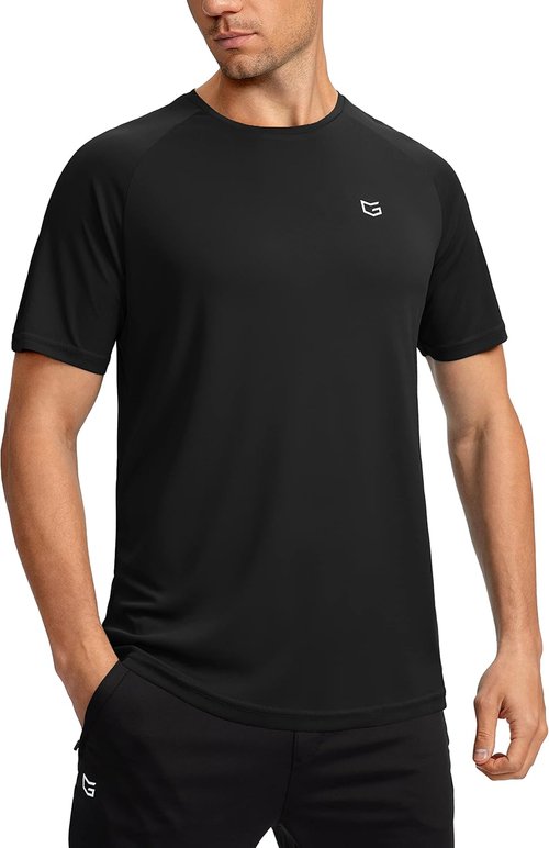 G Gradual Men's Quick Dry Workout T-Shirt - Lightweight Short Sleeve Gym Tee for Running & Hiking