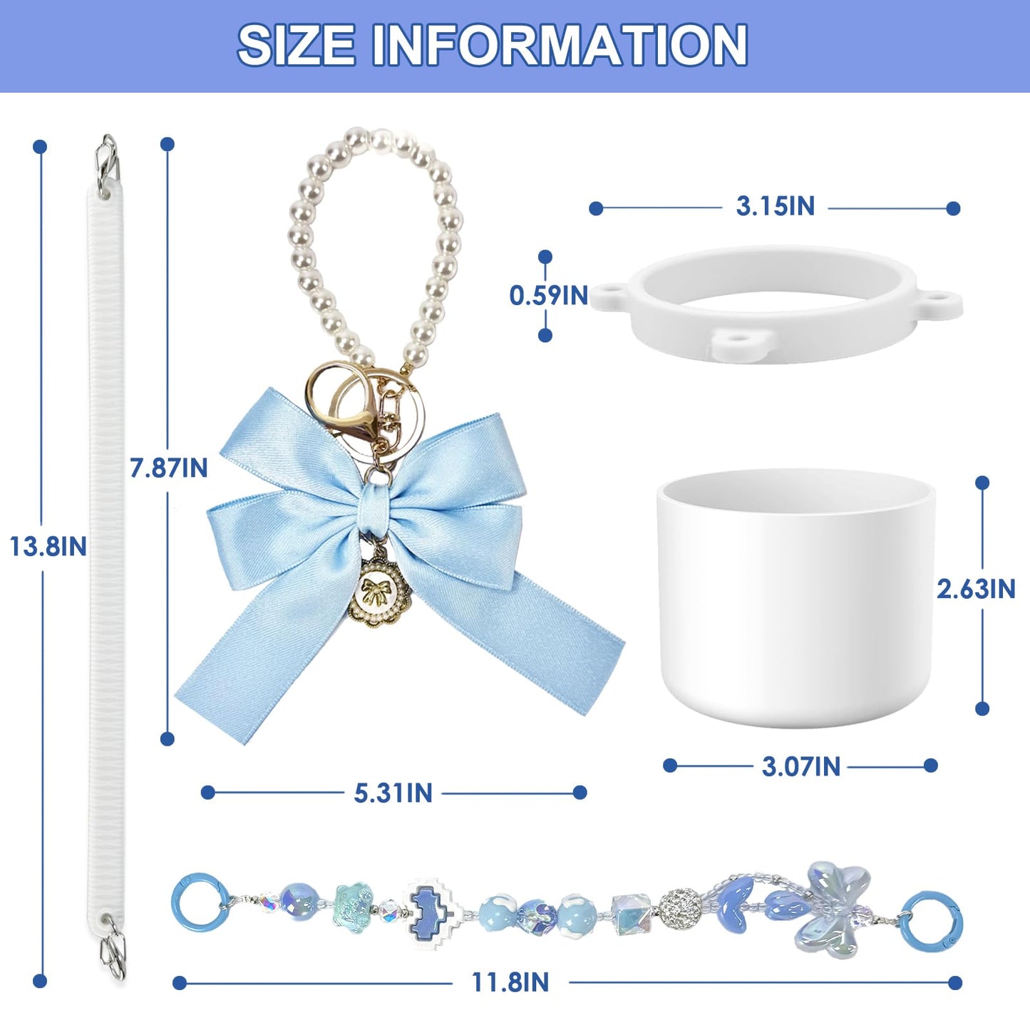 Silicone Boot Set for Owala Water Bottle 24 oz,Water Bottle Handle Strap for Owala Accessories, water bottle boot,Charms,Rubber Bottoms,Decorative