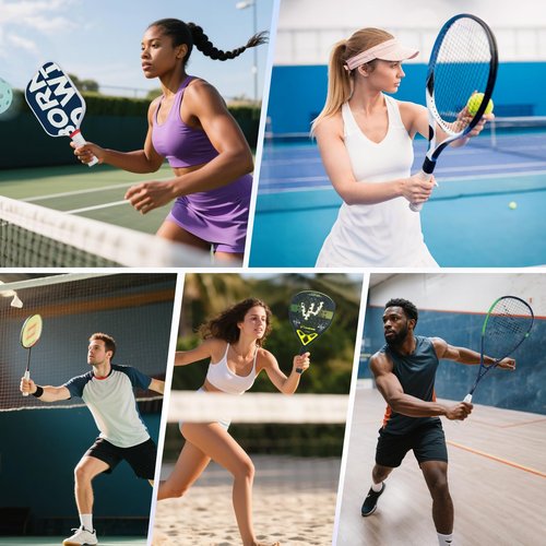 AILANFEI Pickleball overgrip 6 Pack Anti-Slip, Sweat-Absorbing and Extra-Long Pickleball Grip Tape Suitable for Tennis Squash Badminton (Colour)