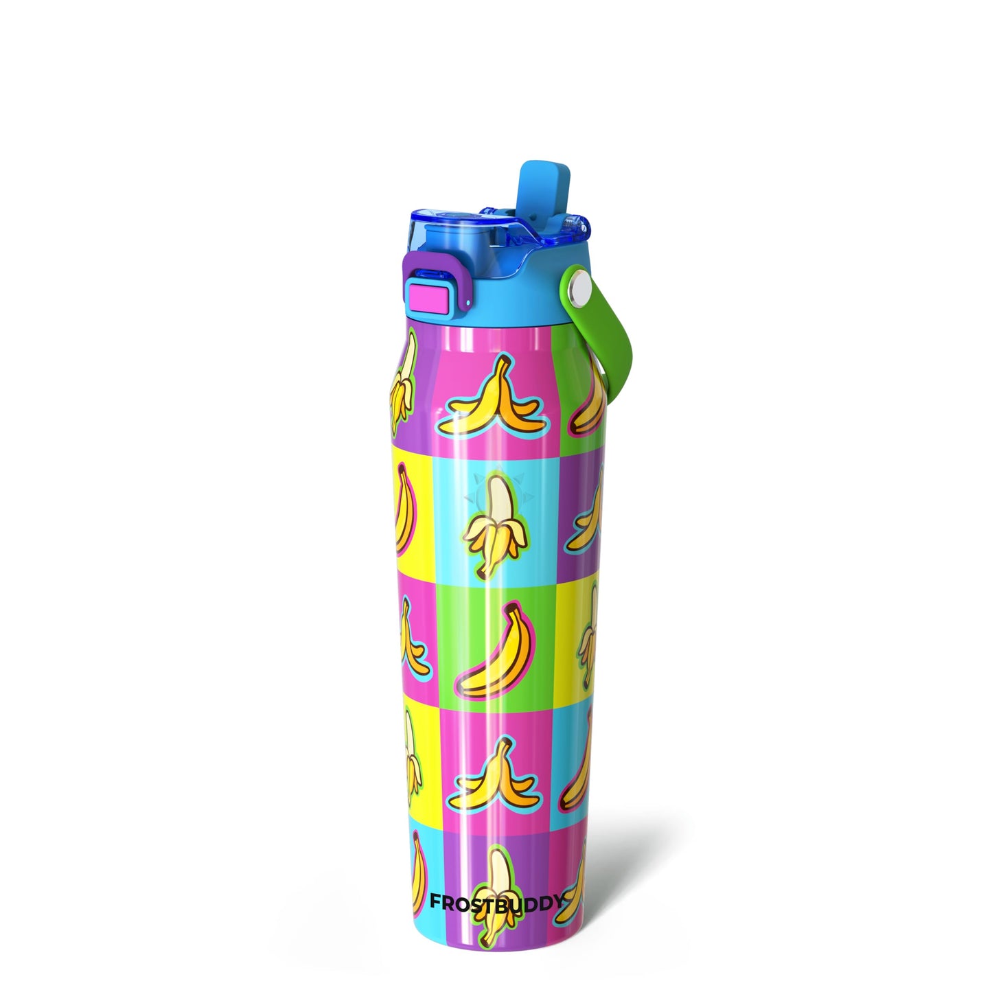 Frost Buddy 32oz Insulated Water Bottle with Straw & Chug Lid | Leak-Proof Stainless Steel | 24-Hours Cold | Sweat-Proof, Cup Holder Friendly | Ideal for Gym, Travel, Sports & Everyday Hydration