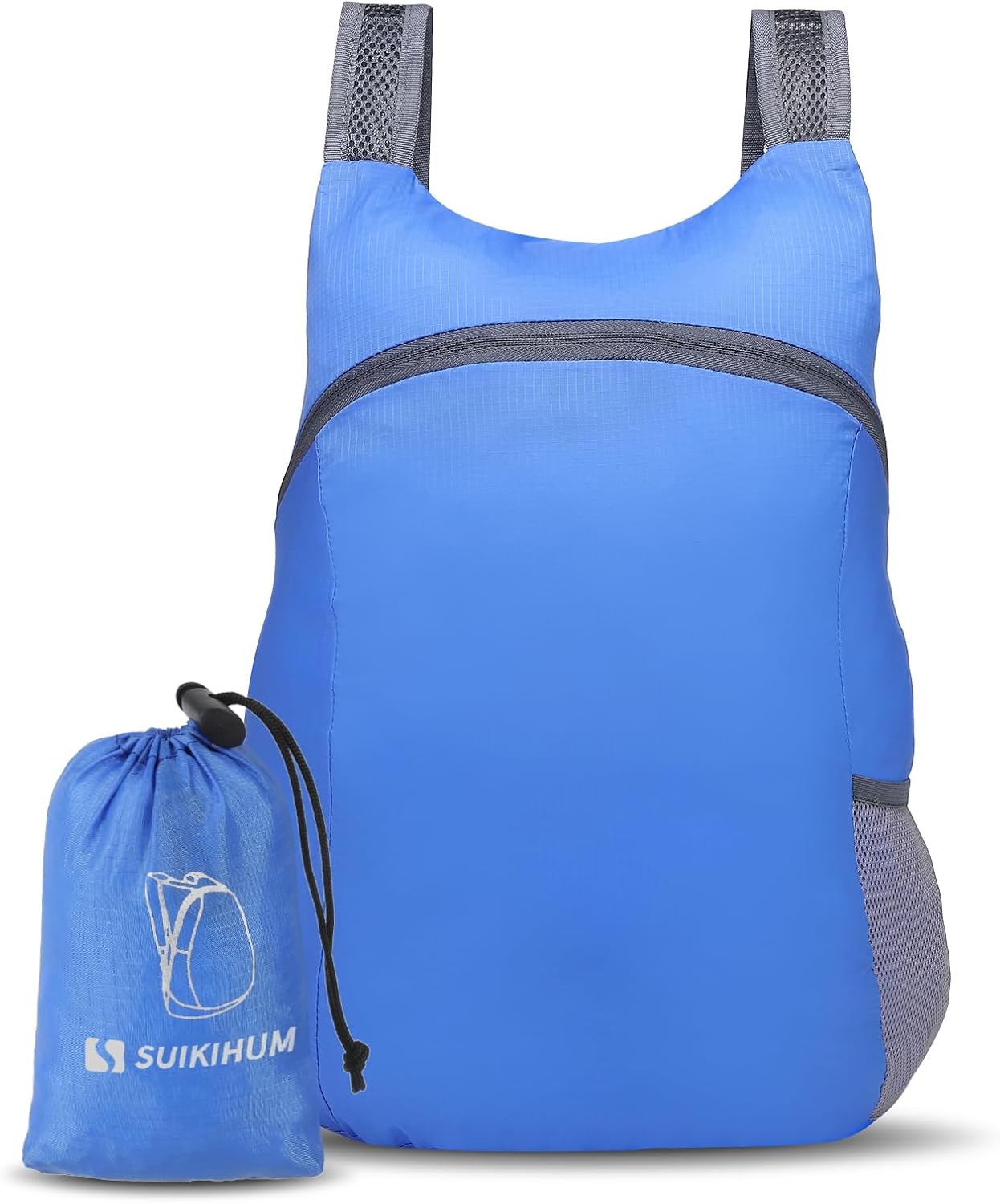 Skiennix 20L Ultra Lightweight Hiking Daypack - Foldable Travel Backpack for Camping | Sapphire Color