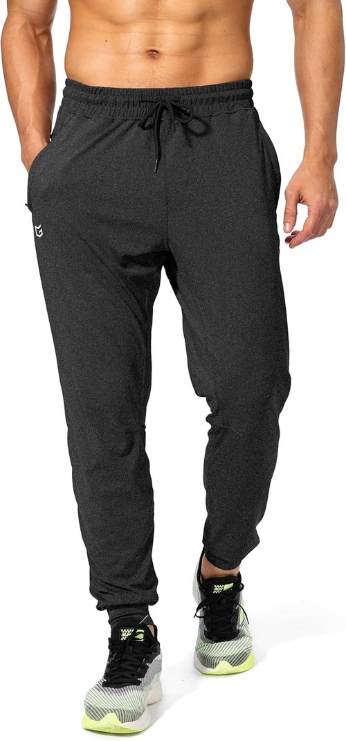 G Gradual Men's Athletic Sweatpants - Zipper Pockets for Soccer, Running & Workouts | Joggers