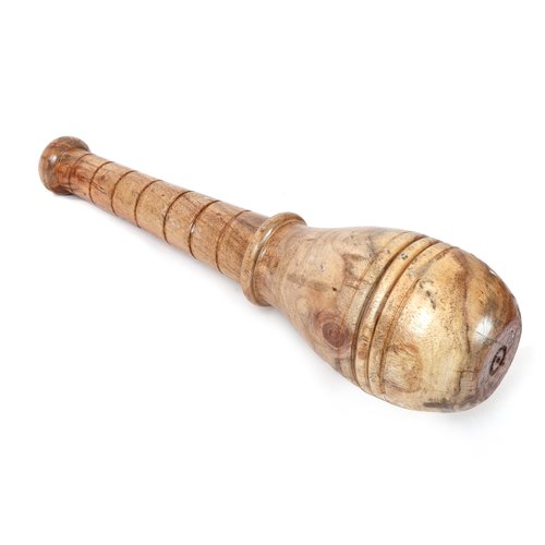 KNK GADA FITNESS BAR INDIAN CLUB BHEEM MACE SHOULDER EQUIPMENT MEEL KARLA KATAI FITNESS DURABLE WOODEN EQUIPMENT (5 to 6 KG)