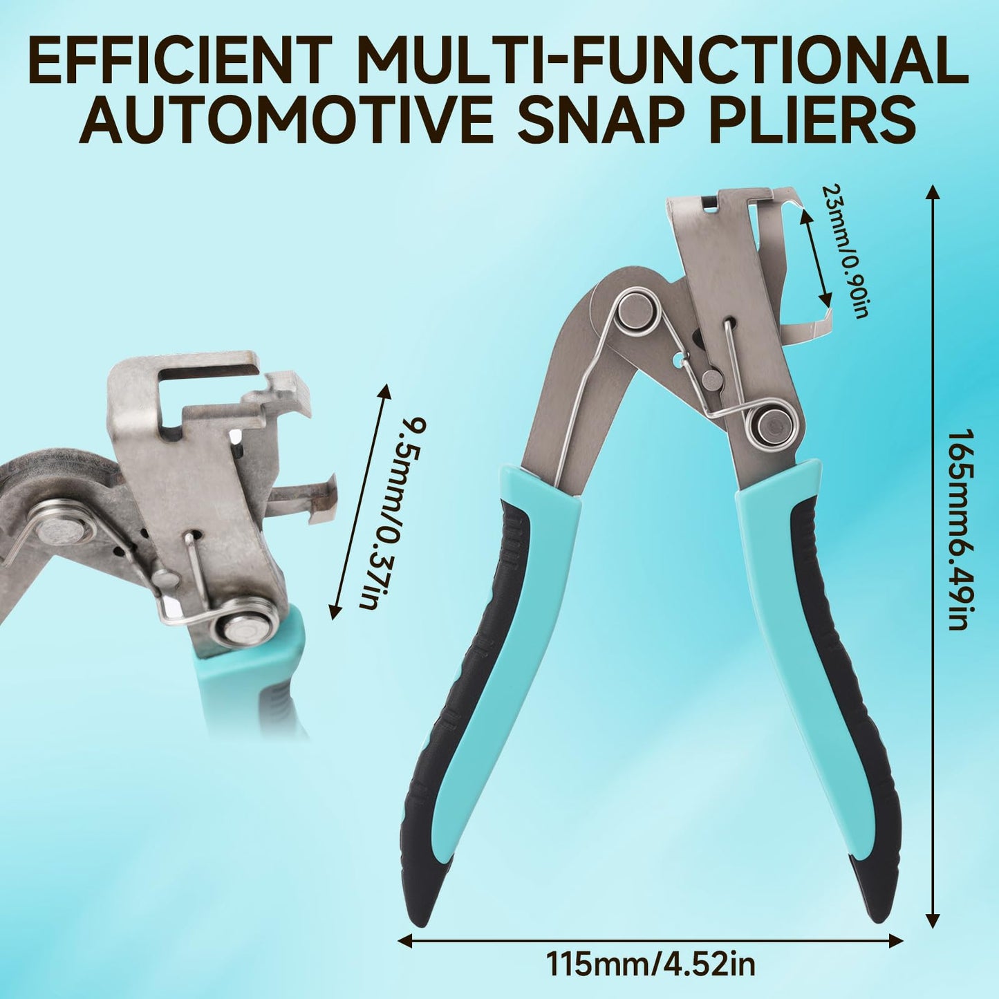 Car Clip Pliers and Disassembly Tools, Efficient Multi-Functional Automotive Snap Plier, Auto Plastic Clip Pliers, Easily Removes Plastic Fasteners, Clips, Buckles, Rivets