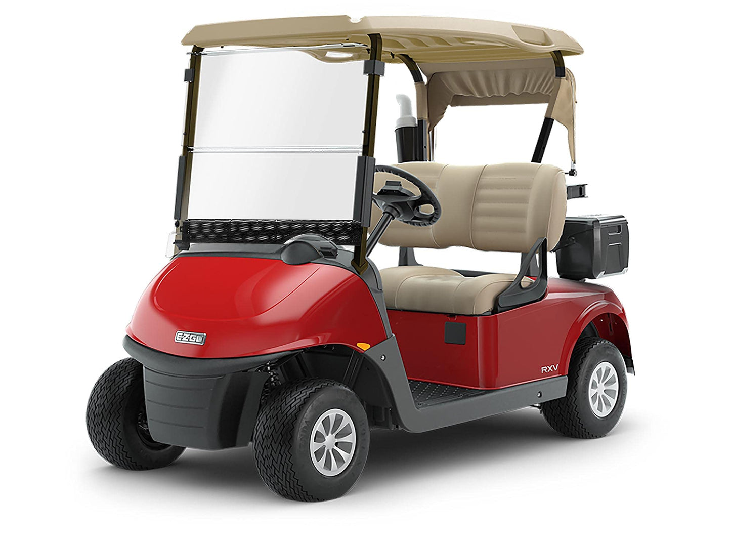 Roykaw Golf Cart Front Inner Basket Dash Storage Tray Organizer for EZGO RXV 2008-up - One Piece Solid Design