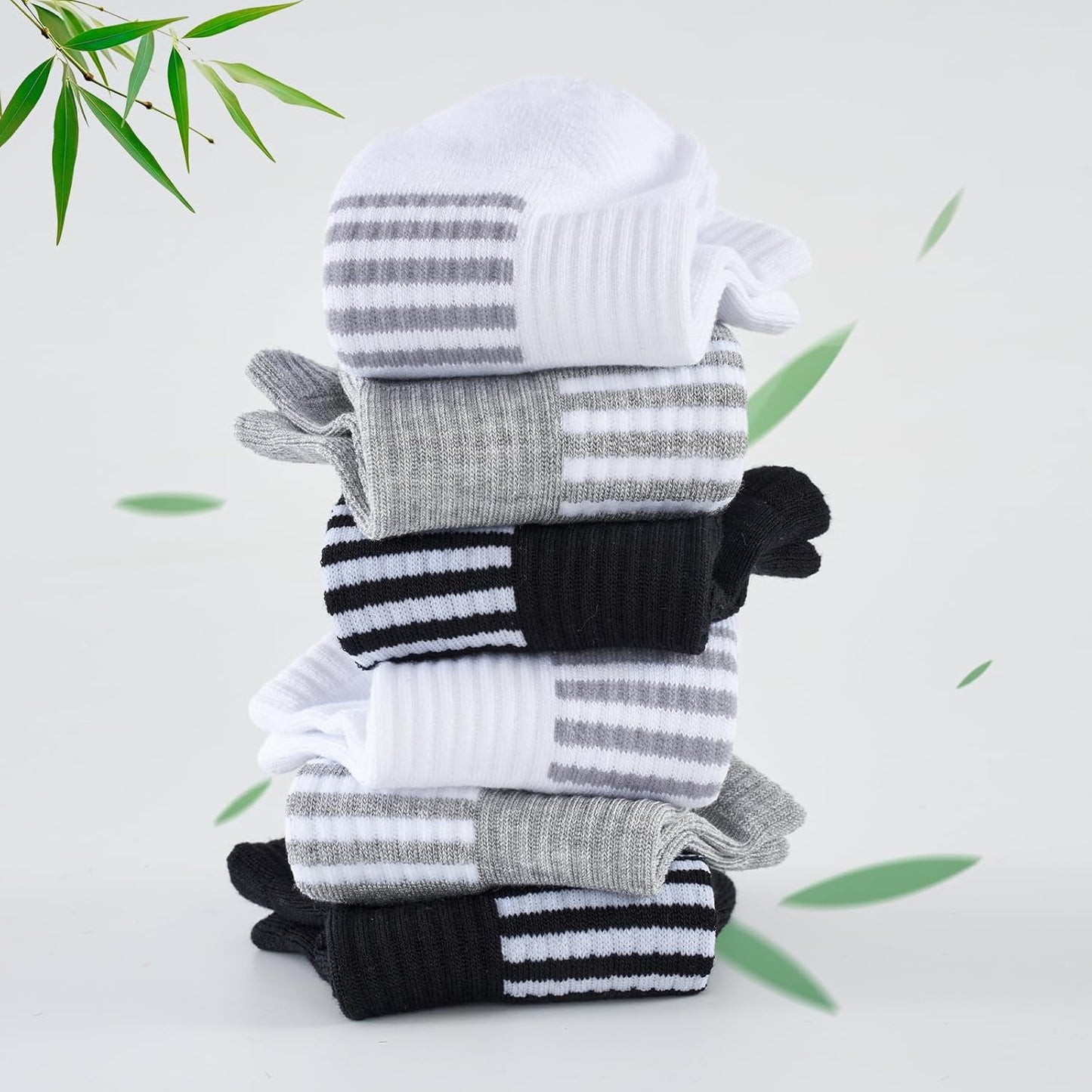 Skiennix Ankle Socks for Women - 12 Pairs Bamboo Viscose, Breathable & Moisture-Wicking, Low Cut