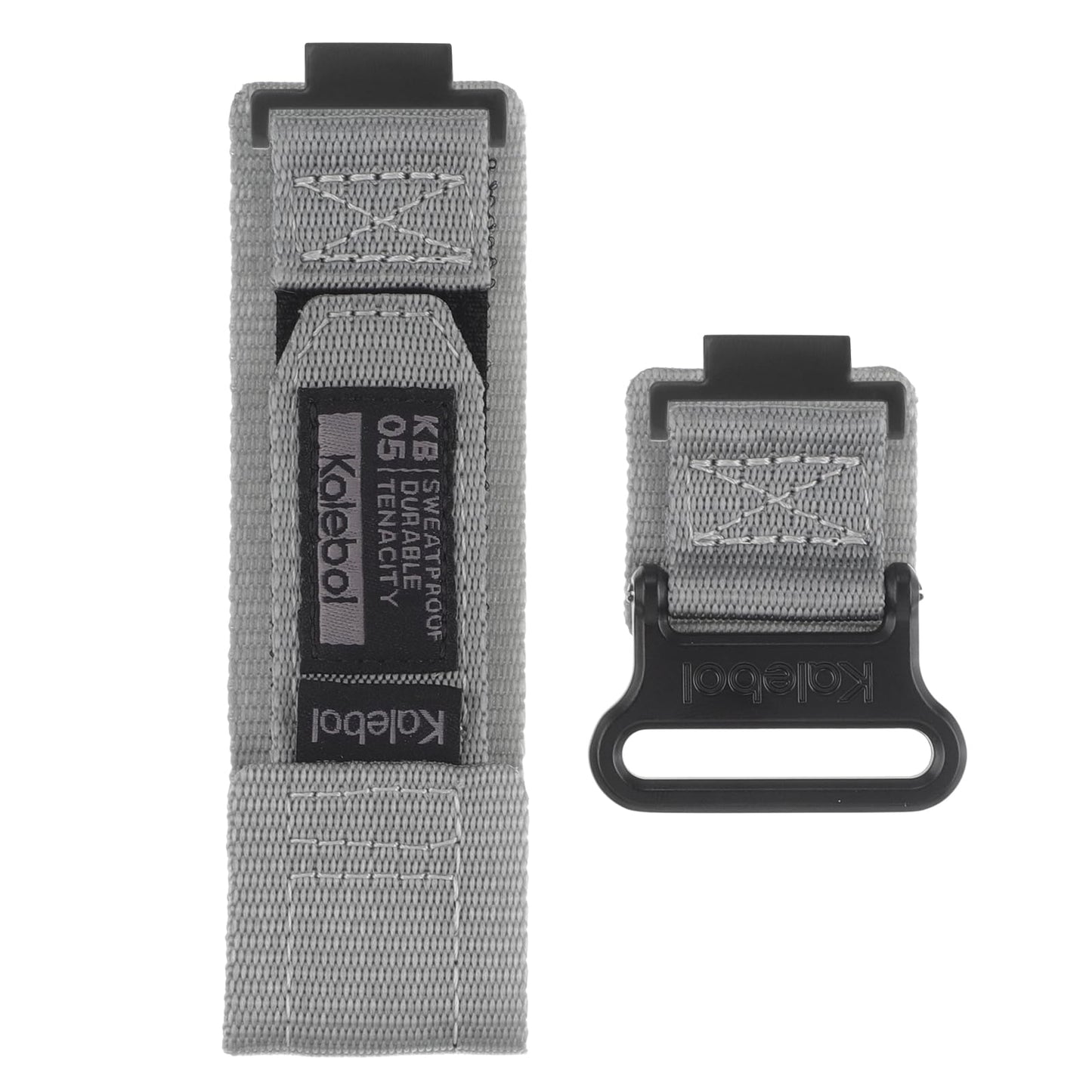 Kalebol 18mm Nylon watch band Strap Compatible with For DW-H5600 AE-1000W AE-1300 AE-1200 AE-1500 AQ-S810W AQ-S800W SGW-300H SGW-400H SGW-500H MRW-200H DW-291h DW-291 W-218 W-218H DW-290 F105 F84 F94 WS-1400 WS-1500 WS-1600 WS-1700 AEQ-110W (Gray, Small)