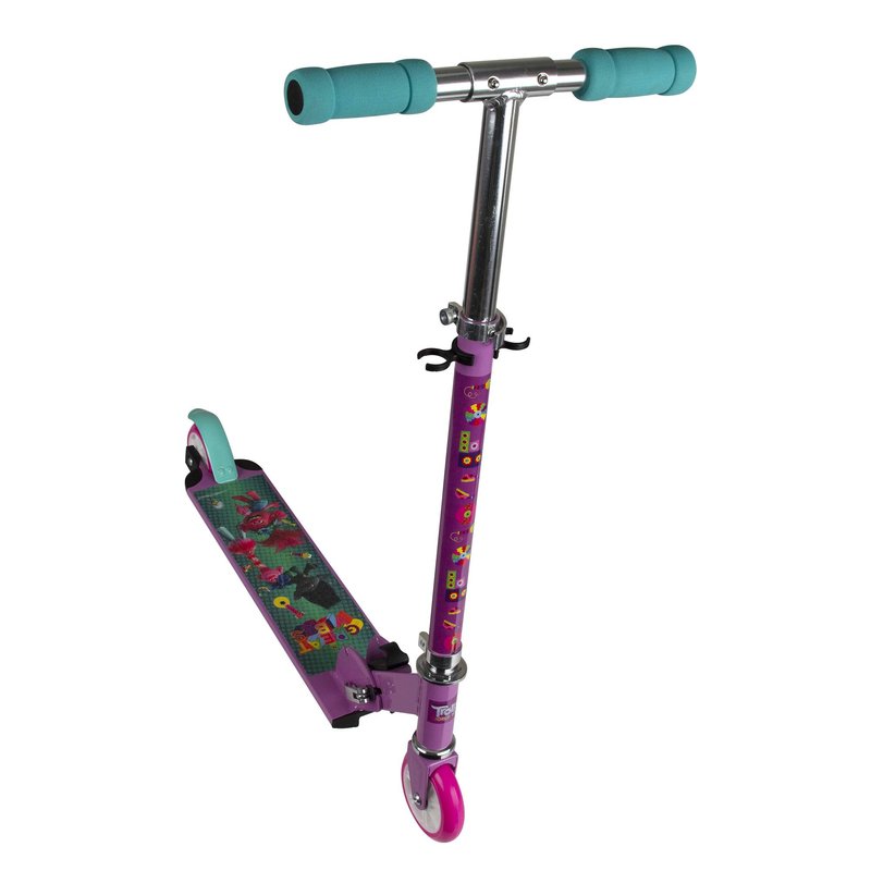 Playwheels Aluminum Folding Scooter – Quick-Fold Design, Heavy-Duty Aluminum Frame, Full Deck Grip Tape, 120mm Polyurethane Wheels, Soft Foam Comfort Grips, Ideal for Kids and Teens
