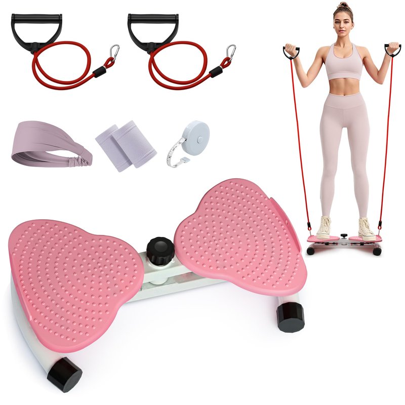 Liznkjious Waist Twister Machine Exercise,Waist Twisting Machine - 260 lbs Ab Twist Board with Adjustable Resistance Bands, Twist Exercise Machine for Core Workout & Waist Slim, Home Gym Equipment for Women & Men