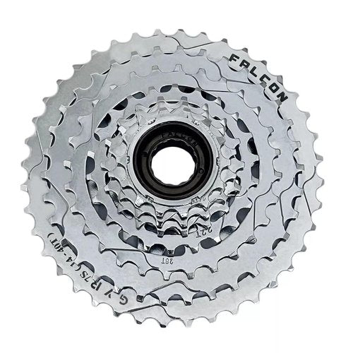 Falcon FW-740 7 Speed 14-40T Freewheel, Nickel, FC2611, Silver