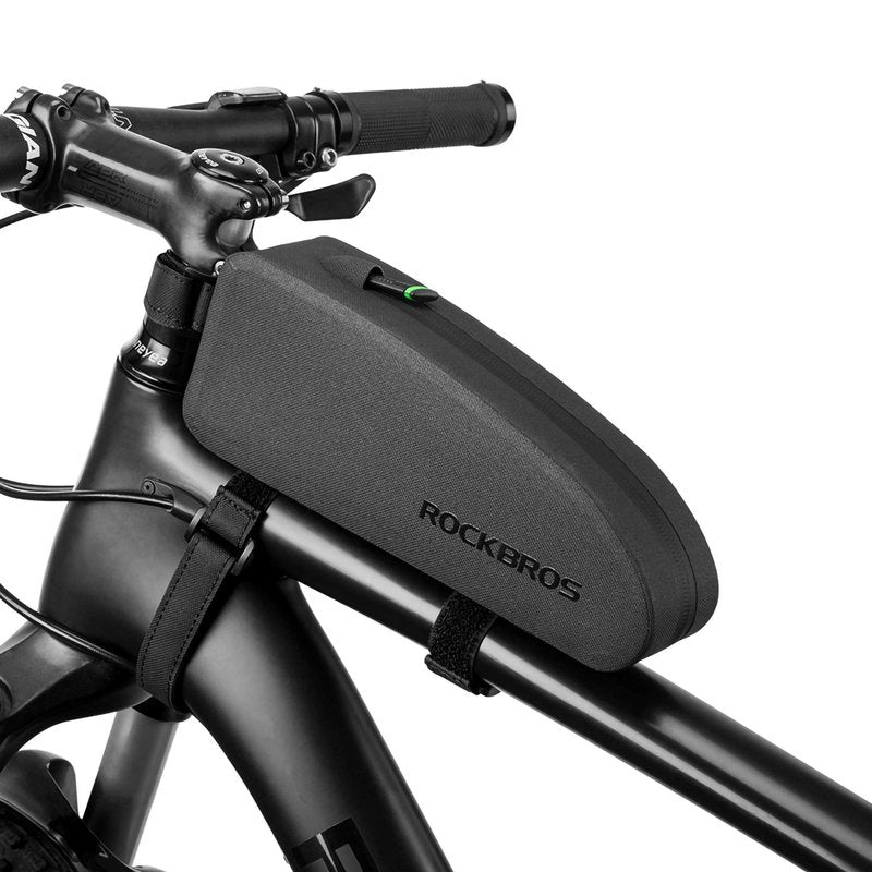 ROCKBROS Bike Top Tube Bag Bicycle Front Frame Bag Waterproof Bike Pouch Pack/Phone Bag Cycling Accessories Pouch for Mountain Road Bike Medium
