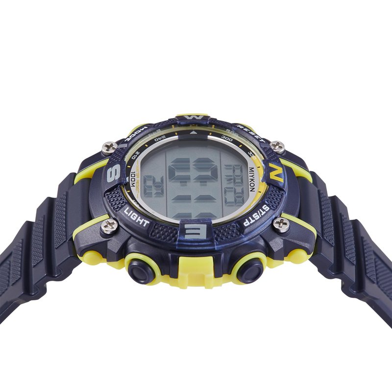 Miykon Womens Sports Digital Watch - Lightweight Shockproof, Super Illuminator, Stopwatch and Timer, Alarm, Dual Time, 24hr Military Time, 100M Water Resistant