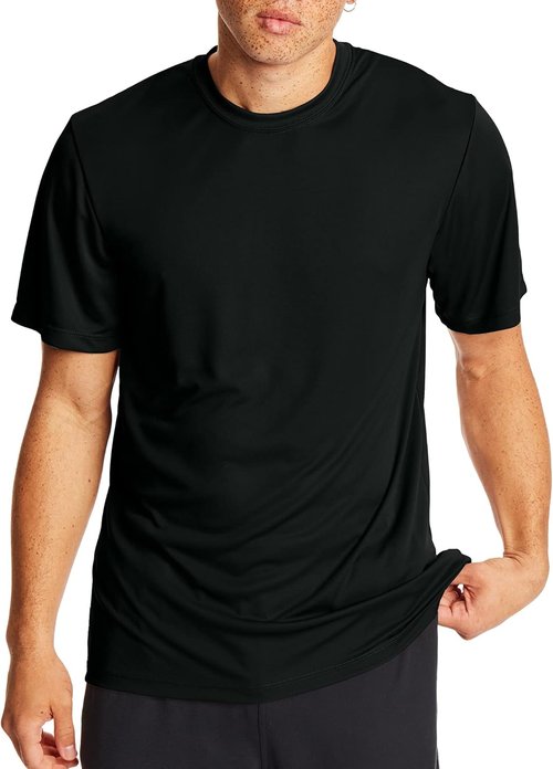 Hanes Men's Cool Dri Performance T-Shirt - Moisture-Wicking Short Sleeve Tee | 40+ UPF Protection, 2 or 5 Pack