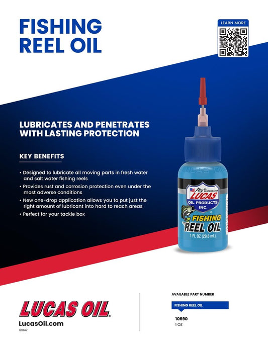 Lucas Oil 10690 Fishing Reel Oil - 1 Ounce (Pack of 20)