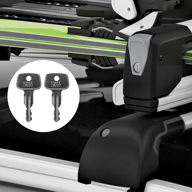 Screw Man N035 Replacement Key (2 Pcs) Fits for Thule Roof Racks,Rails, Cargo Box, Carriers, Crossbars,Haulers Rooftop Cargo Carrier