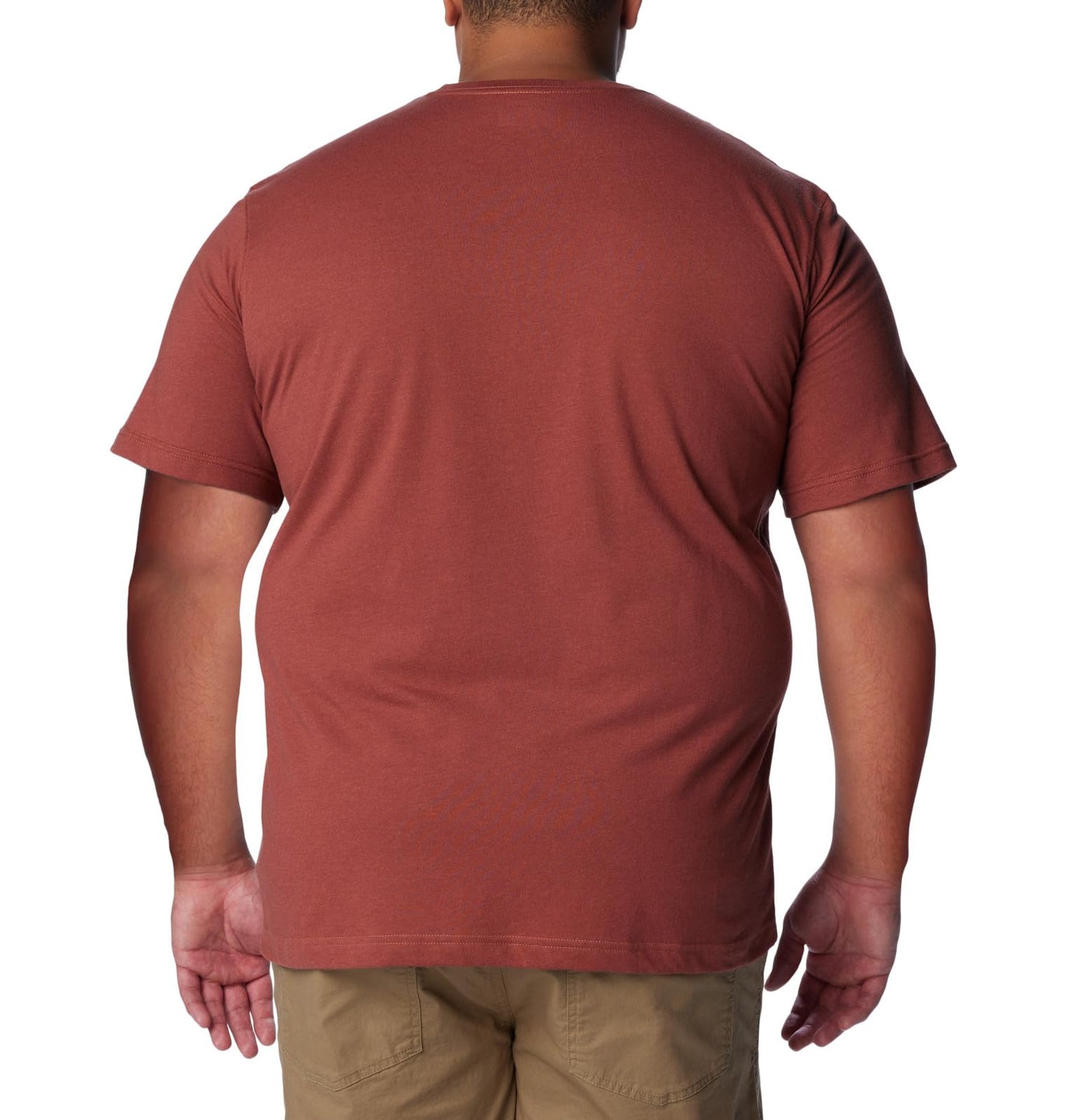 Columbia Men's Thistletown Hills Short Sleeve, Auburn Heather, 2X