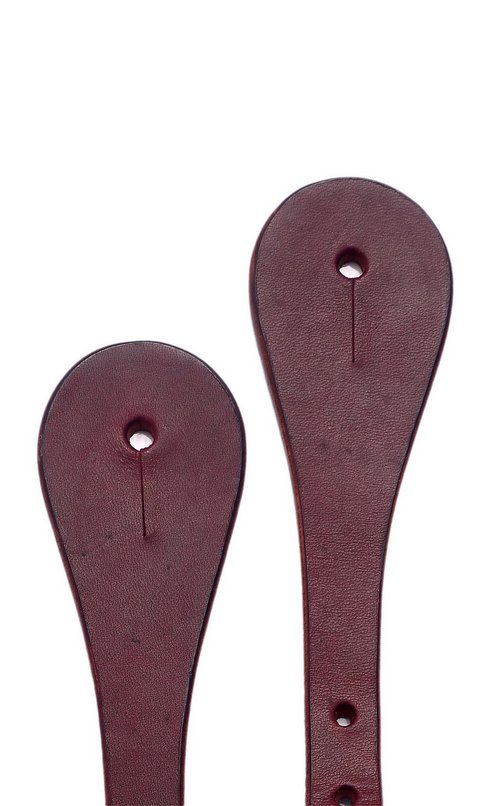 BLACK HOOF Leather Spur Straps for Horse Riders | Western Men, Women, Adjustable Single Ply Spur Straps | Equestrian Accessories (Latigo)