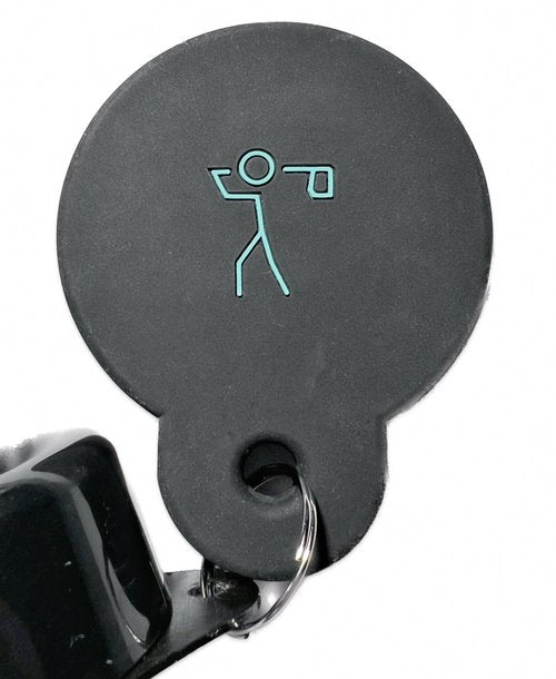 WellSwung Magnetic Golf Club Brush and Metal Landing Pad Golf Bag Clip- Strong Brush Bristles to get Deep into Club Grooves. High Power Magnet for Secure Attachment to The Metal Landing Pad.