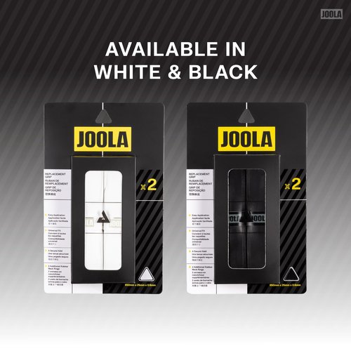 JOOLA Pickleball Paddle Replacement Grip Tape - Wrap for Pickleball Paddle - Feel-Tec Pure Grip - Moisture Wicking Surface & Comfort - Handle Wrap for Use with Overgrip - Black, White, or Gray