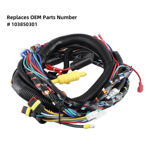 Roykaw Golf Cart Main Harness Control Wiring Harness Compatible with Club Car Precedent 2012-2014 Electric Vehicles, OEM# 103850301
