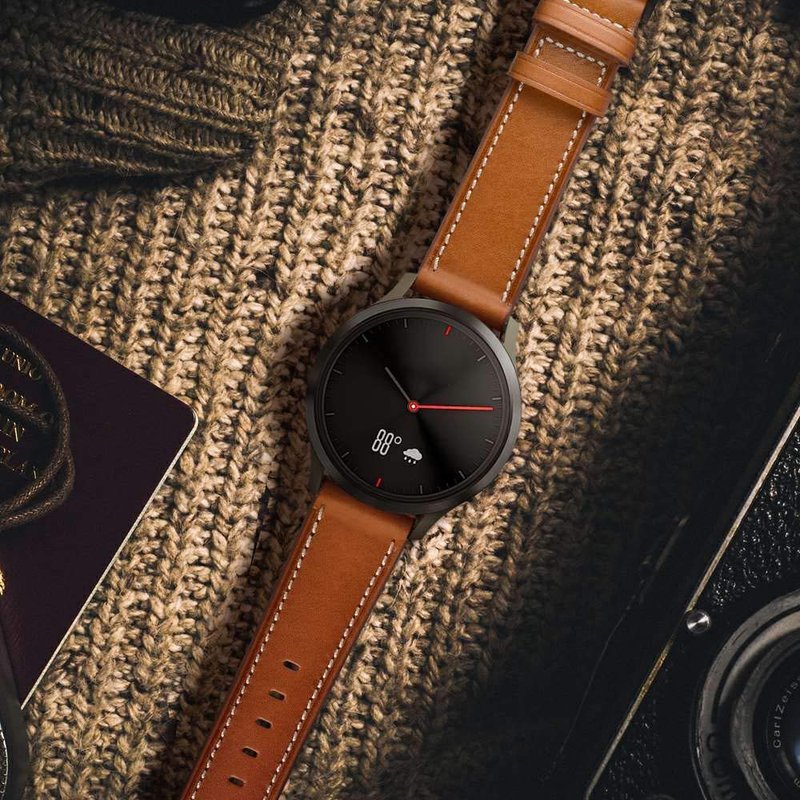 YEEJOK 22mm Bands Compatible for Fossil Men's Gen 6/5E 44mm/ Gen 5 LTE/Carlyle/Garrett/Women's Julianna/Gen 4 Explorist HR, Metal Woven Milanese Band & Leather Strap, Black+Brown