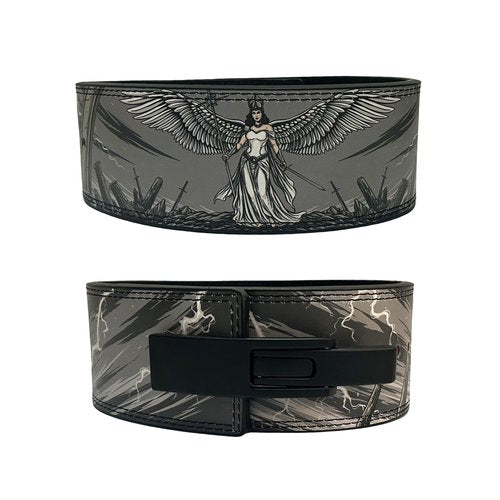 Angel Wings Lever Belt for Weightlifting - Heavy Duty Powerlifting Belt for Deadlifts & Squats (X-Large)