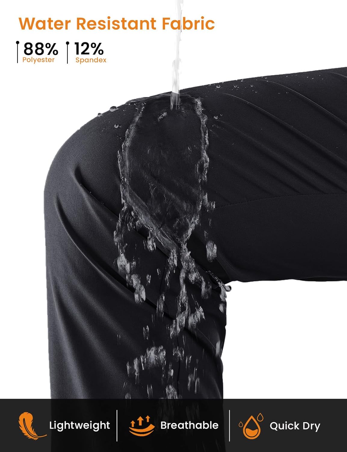 TBMPOY Women's Hiking Pants - Lightweight, Water-Resistant, Quick-Dry with Zipper Pockets | Travel & Outdoor