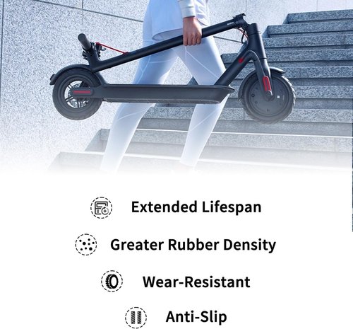 (2-Pack) 10x2.5 Scooter Inner Tube 255x80 80/65-6 Tube 10 inch Electric Scooter Tube