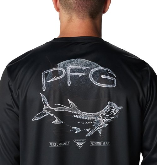 Columbia Men's Terminal Tackle Long Sleeve Shirt - PFG Tarpon Rise Design | Lightweight & Breathable