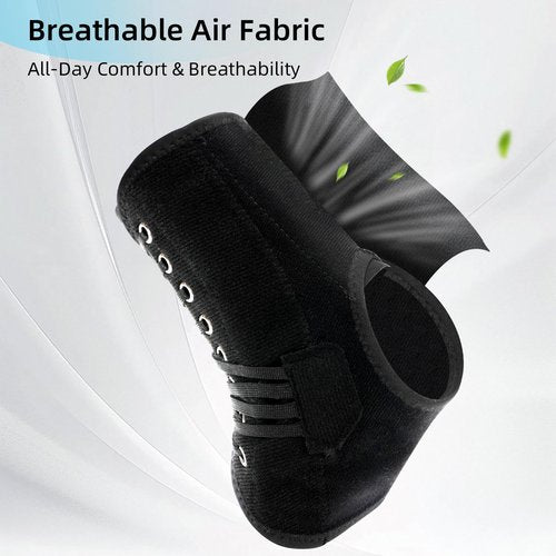 XRIONELL 2 Pack Quick Lace Up Ankle Brace for Women & Men,Slim Fit Ankle Support Brace with Side Stabilizing Pads,Adjustable & Breathable Ankle Support for Basketball Volleyball Sports, M