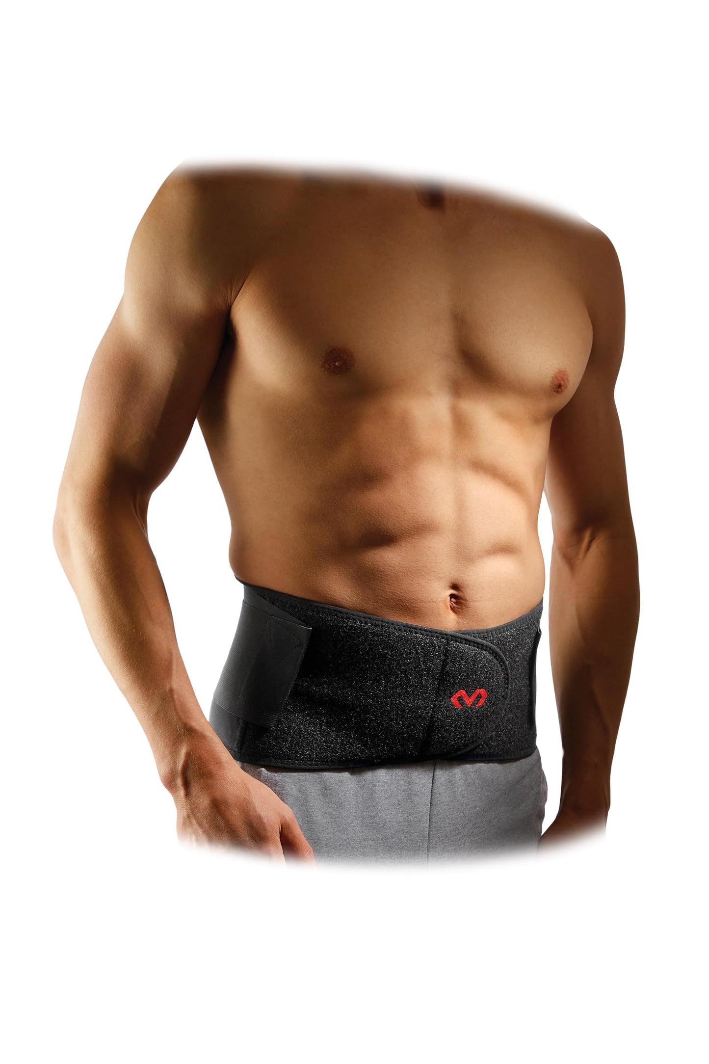 McDavid Lightweight Back Support (Black, Large)