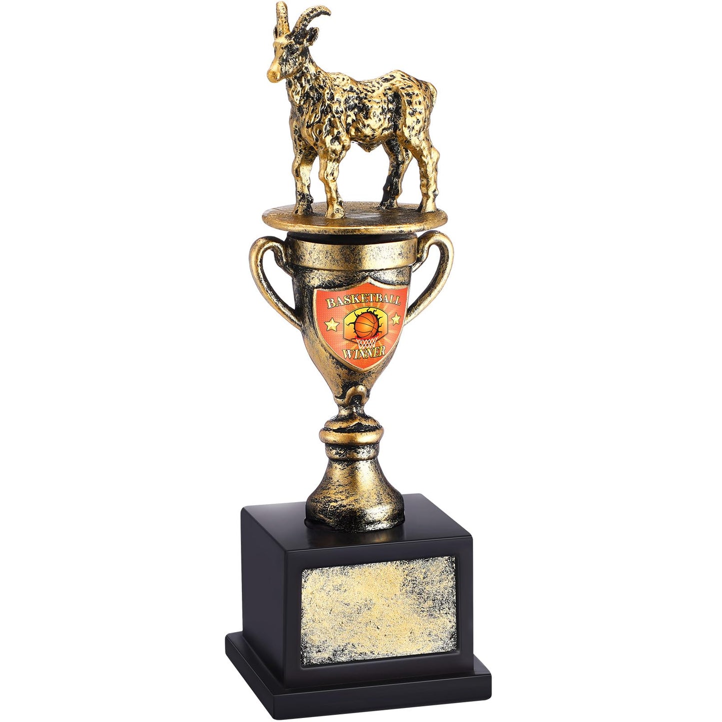Tondiamo Goat Trophy Award Toilet Trophy 2026 Funny Award for Winners Losers for Competitions First Last Place Champions(Goat Basketball)